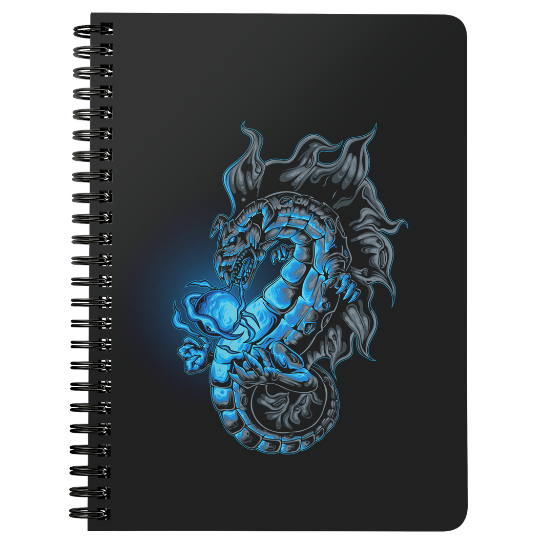 Mystical Dragon Spiral Notebook Journal, Free Shipping
